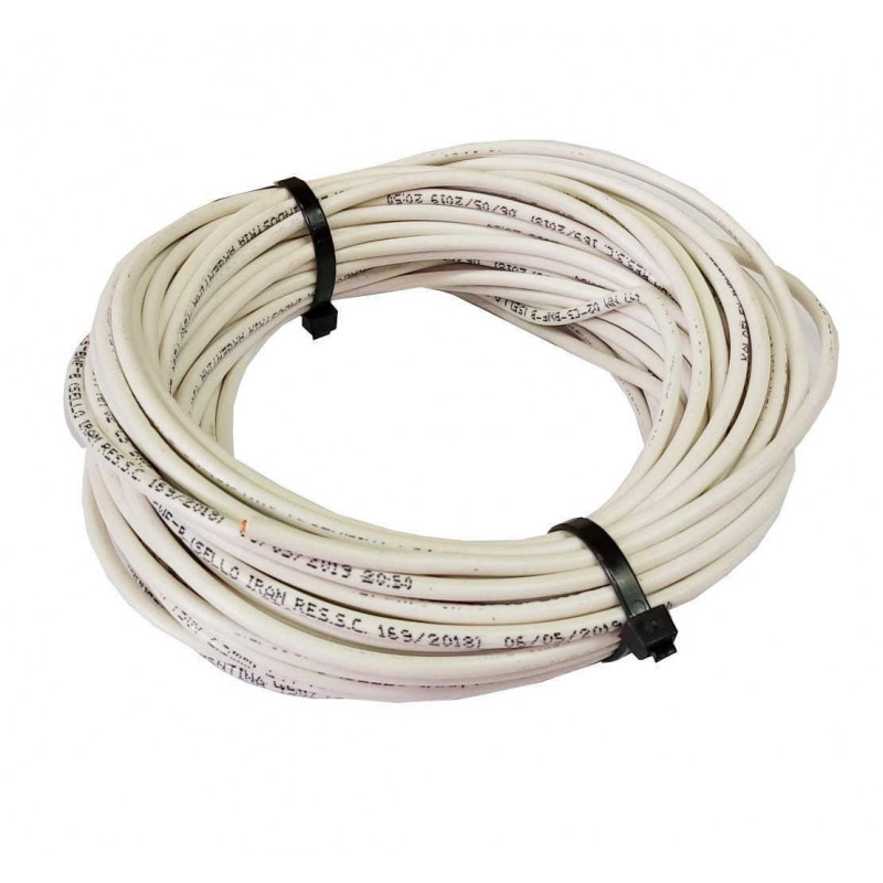 Cable Unipolar 6mm2 blanco rollo 40 Metros