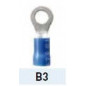 Terminal preaislado anillo 2,5mm2 azul