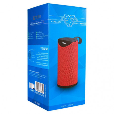 Parlante bluetooth NOGA NG-PK08 portátil 3W