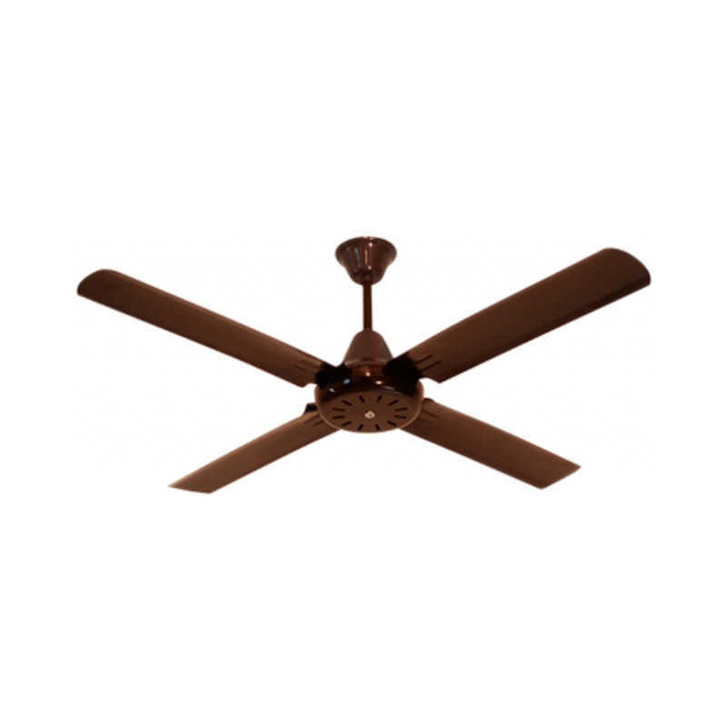 Ventilador de techo CONDOR 47'' 4 paletas metálicas marrón