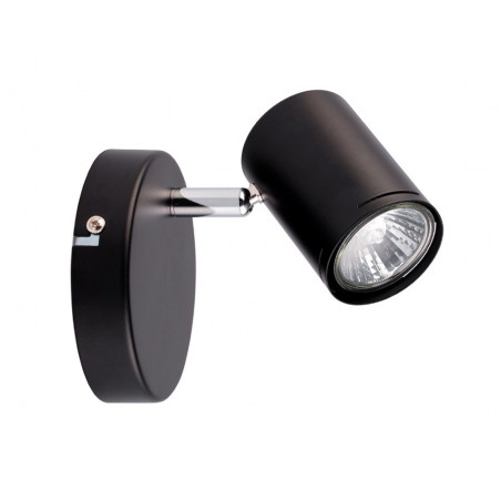 Aplique MARKAS HAFDIS para 1 luz GU10 negro cromo