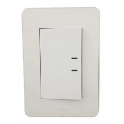 Llave de luz JELUZ MITO 1 combinación 10A blanco