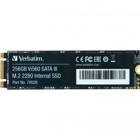 Disco sólido SSD VERBATIM VI560 256GB Sata III M.2