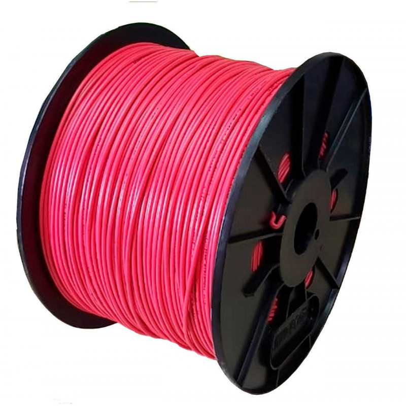 Cubre cables de colores de 2 metros Color Rojo