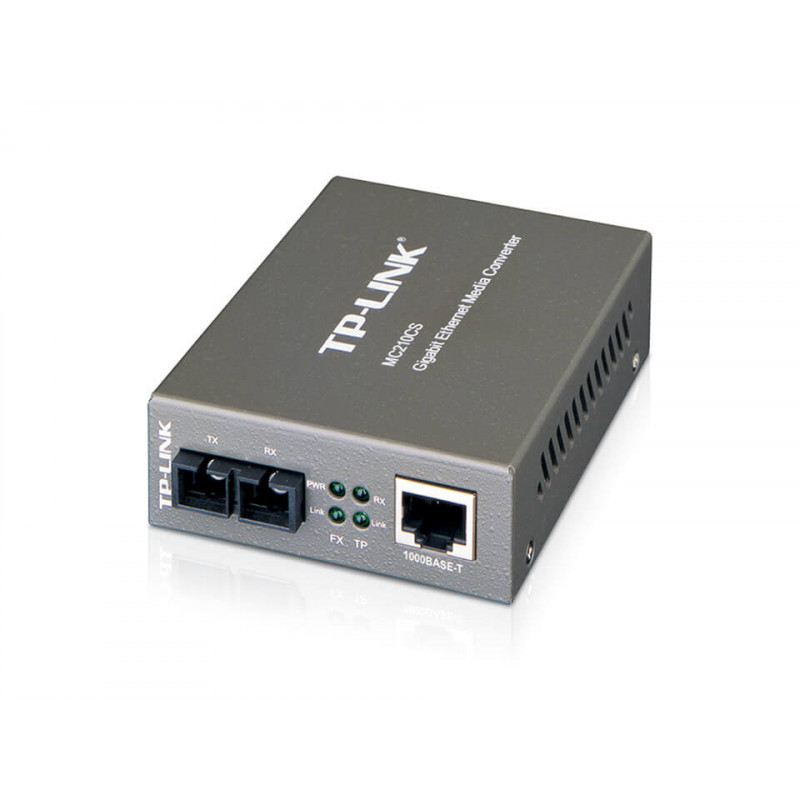 Media converter tp-link mc-210cs 10/100/1000 tx (monomodo) modo