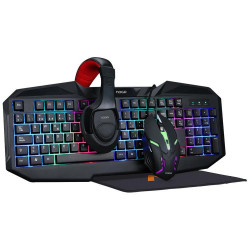 Combo Gamer NOGA NKB-403 Teclado + Mouse + Auriculares