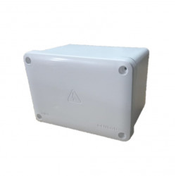 Caja de paso SISTELECTRIC pvc exterior IP65 11.5x16.5x11cm con tapa blanca