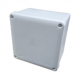 Caja de pase SISTELECTRIC pvc exterior IP65 21x21x11cm con tapa blanca