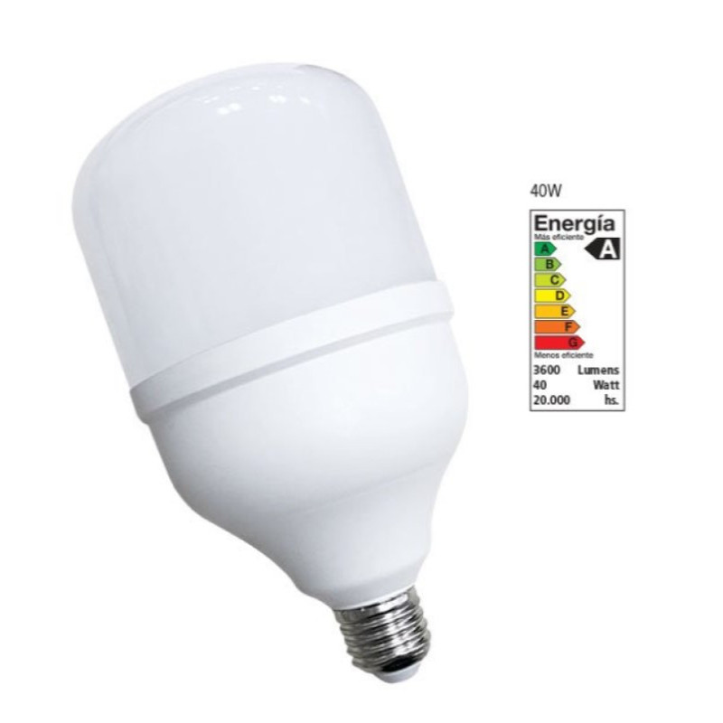 Lámpara led TBCin High Power clp 40w 6000k luz fría