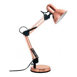 Velador extensible DABOR CLASSIC para 1 luz E27 cobre