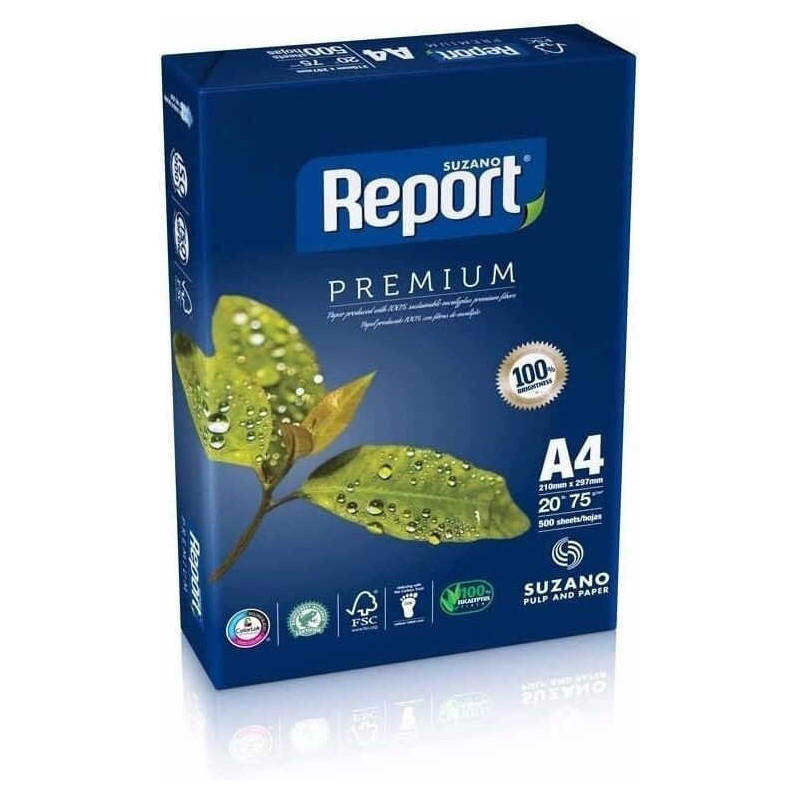 Resma de papel A4 REPORT PREMIUM 500 hojas