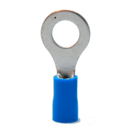 Terminal preaislado anillo 2,5mm2 azul