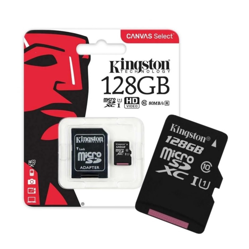 Memoria Micro SD KINGSTON CANVAS SELECT 128GB