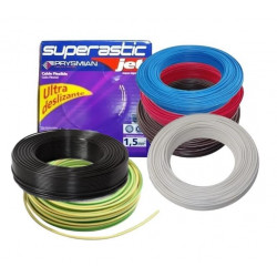 Rollo de cable unipolar PRYSMIAN SUPERASTIC JET 1,5mm2 100 metros norma IRAM 2183-NM247-3