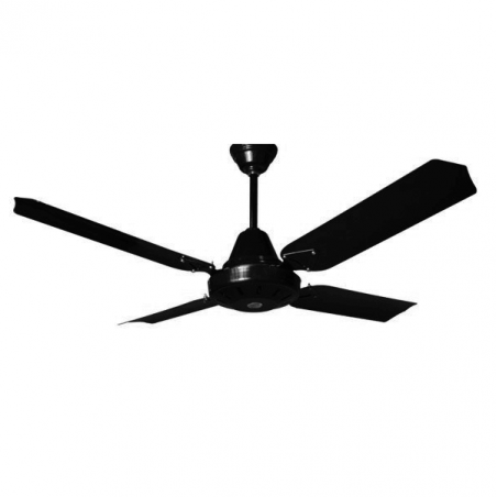 Ventilador de techo EMILUX 410 47'' 4 paletas metálicas negro