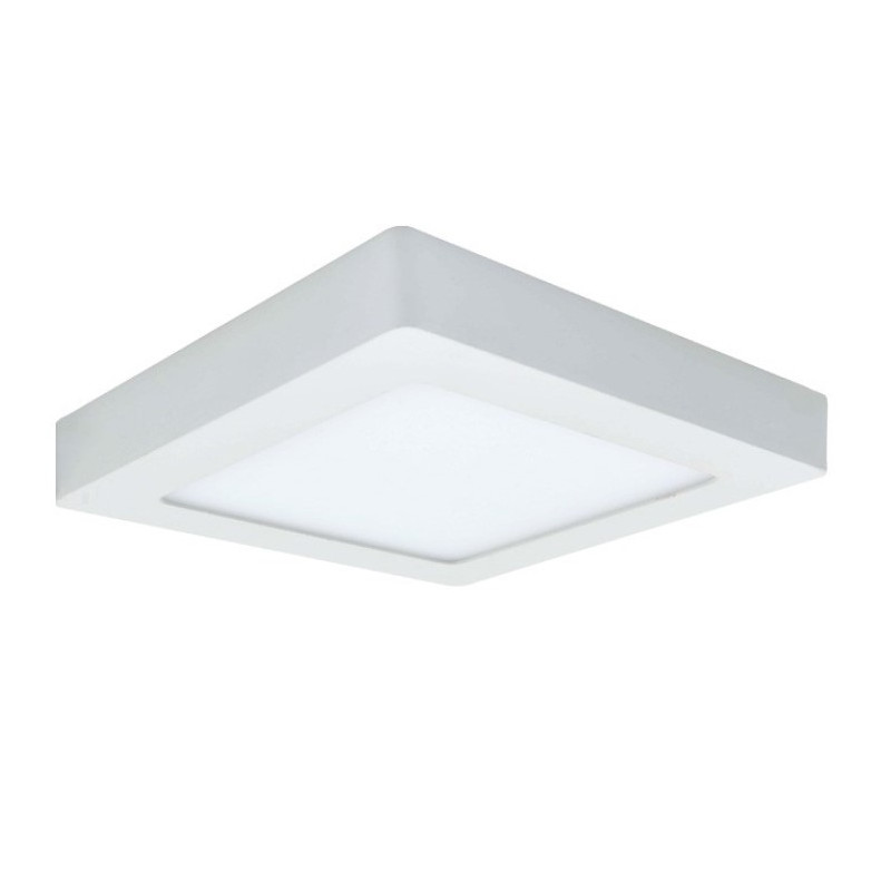 Plafón led MACROLED cuadrado 24W 2160lm 6000K luz fría