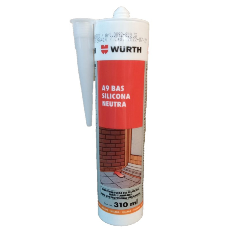 Silicona WURTH Neutra Transparente 310ml