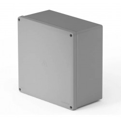 Caja de pase SISTELECTRIC pvc exterior IP65 31x31x11cm con tapa blanca