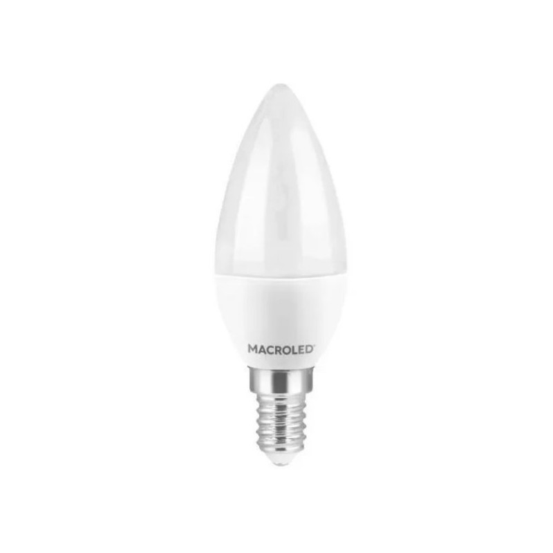 Lámpara led MACROLED velita E14 6W 540lm 3000K luz cálida