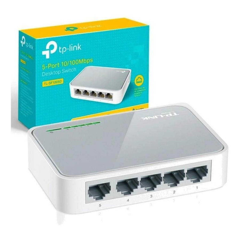 Switch TP-LINK TL-SF1005D 5 puertos 10/100Mbps