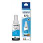 Botellon EPSON original cian t673220 (673)