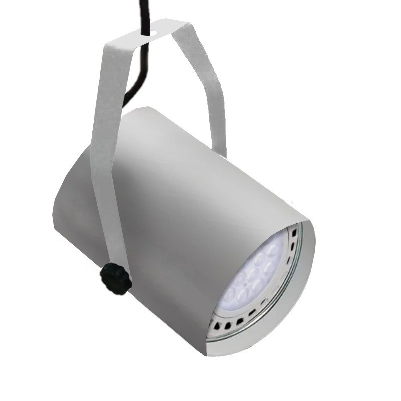 Spot DABOR TACHO para 1 luz GU10 AR111 blanco