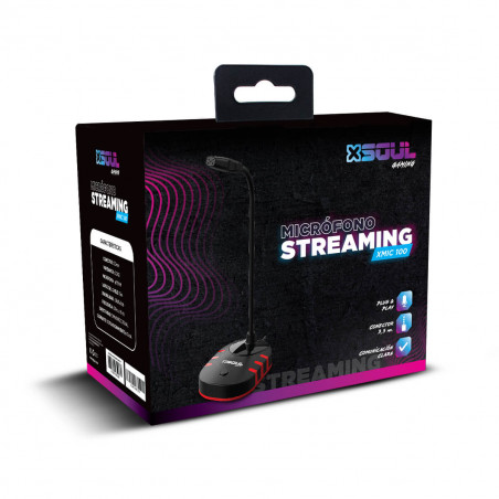 Micrófono gamer SOUL GAME-XMIC100 para Streaming