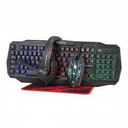 Combo gamer XTRIKE ME teclado + mouse + auriculares + mouse pad