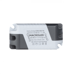 Driver para panel embutido MACROLED PEC06DR 6W 180-265V 12-24V