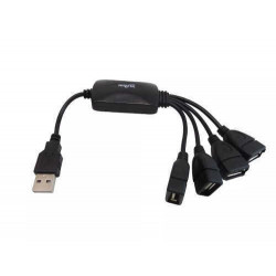 Hub USB 2.0 NISUTA NSUH0439 4 puertos 480Mbps