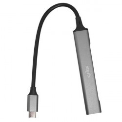 Hub USB-C NISUTA NSUH044C 4 puertos 5Gbps