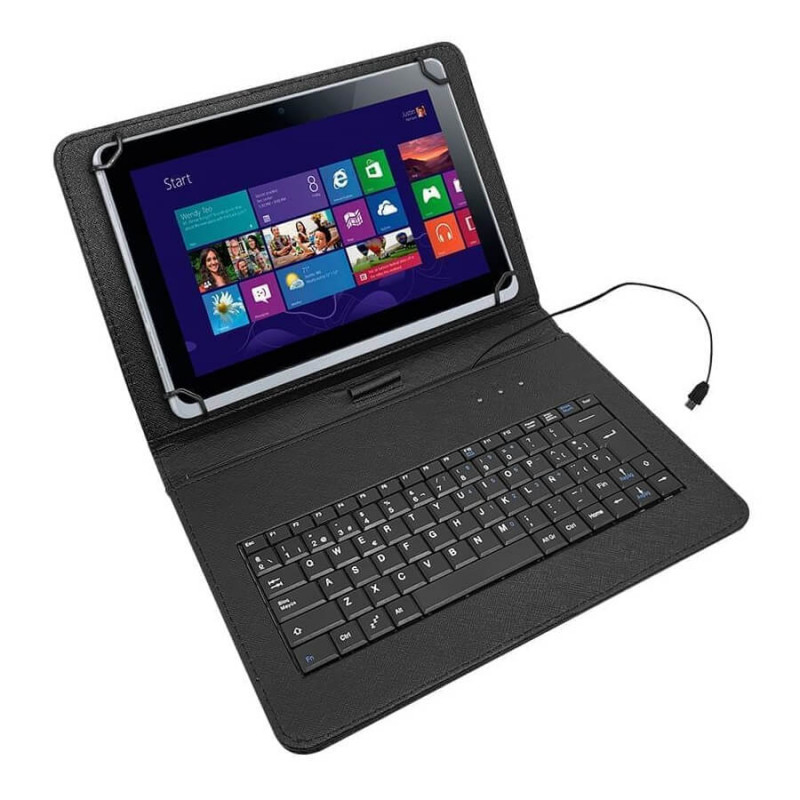 Funda para tablet NISUTA NSFUTE910 9-10'' con teclado