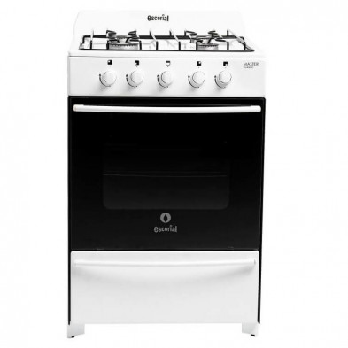 Cocina ESCORIAL MASTER CLASSIC gas licuado 4 hornallas blanco