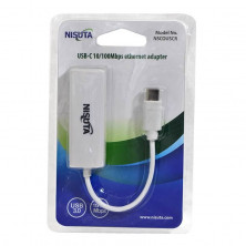 Adaptador de red NISUTA NSCOUSCR USB-C a Ethernet