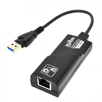 Adaptador de red NISUTA NSCOUSRED3G USB 3.0 a Ethernet