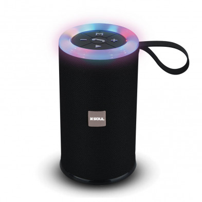 Parlante bluetooth SOUL PARTY ROUND XS 400 portátil negro