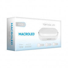 Tortuga led MACROLED oval 18W 1620lm 6500K luz fría