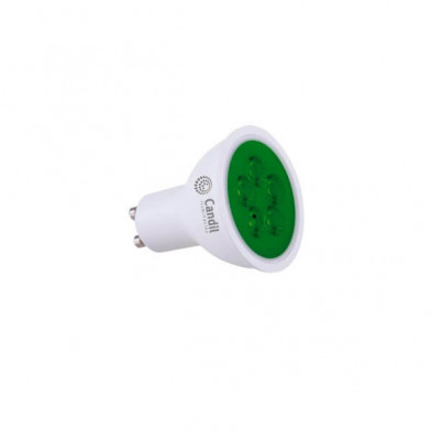 Lámpara led CANDIL Dicro GU10 4.5W 220v 325lm Verde