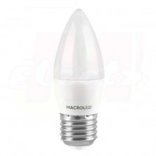 Lámpara led MACROLED vela 6W 540lm 6500K luz fría