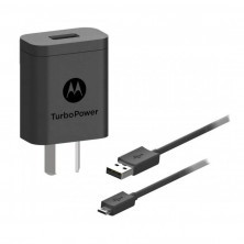 Cargador original MOTOROLA TURBOPOWER 20W micro USB con cable