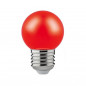 Lámpara led LEDVANCE CLASSIC gota E27 1.2W 20lm rojo