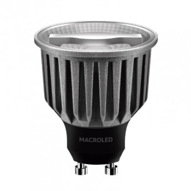 Lámpara led MACROLED dicro GU10 5W 300lm 2700K luz cálida dimerizable