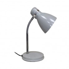 Lámpara de escritorio CANDIL PIPO Flexible para 1 luz E27 gris