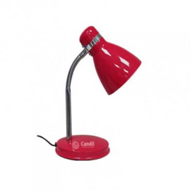 Lámpara de escritorio CANDIL PIPO flexible para 1 luz E27 rojo