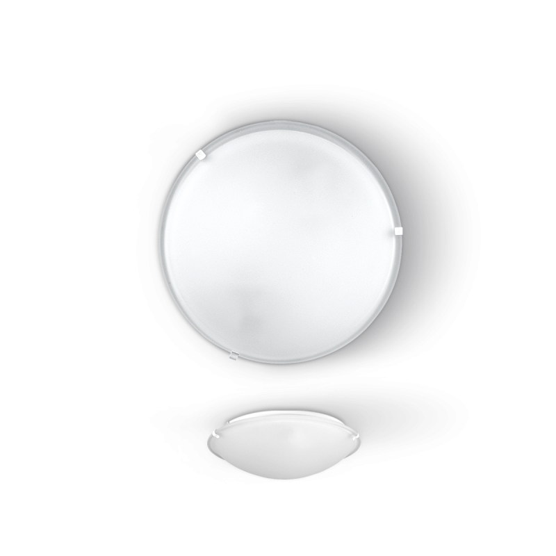 Plafón SAN JUSTO ECO para 2 luces E27 blanco 25cm