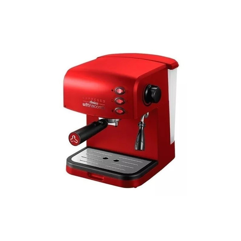 Cafetera espresso ULTRACOMB  CE-6108 1,8 litros 19 bar 850W rojo