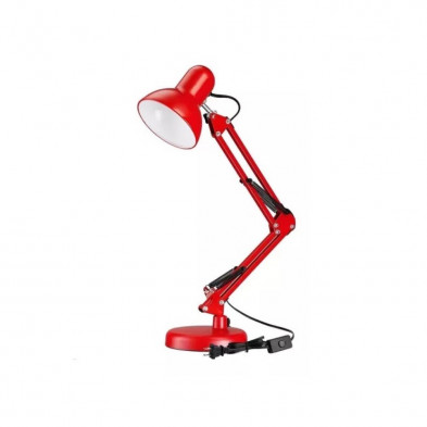 Velador extensible DABOR CLASSIC para 1 luz E27 tablero rojo