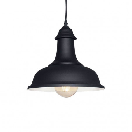 Colgante MARKAS MAEVE para 1 luz E27 negro