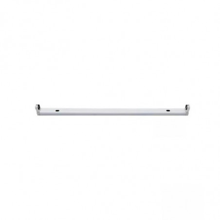 Artefacto SAN JUSTO simple para 1 tubo led T5 60cm blanco