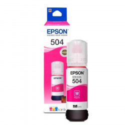 Botella de tinta EPSON T504 Magenta original 70ml